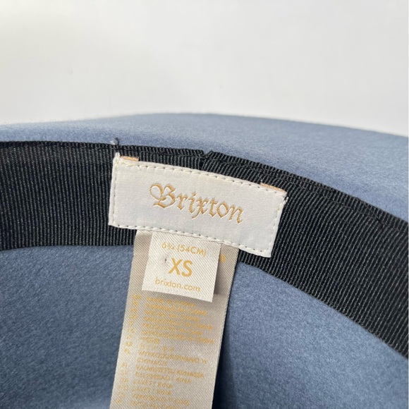 NEW Brixton Venice Fedora hat,Blue Haze,western,bohemian, - Picture 8 of 16